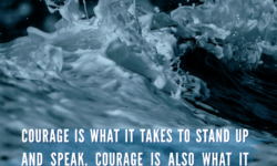 Family mediation reflection about courage to sit down and listen